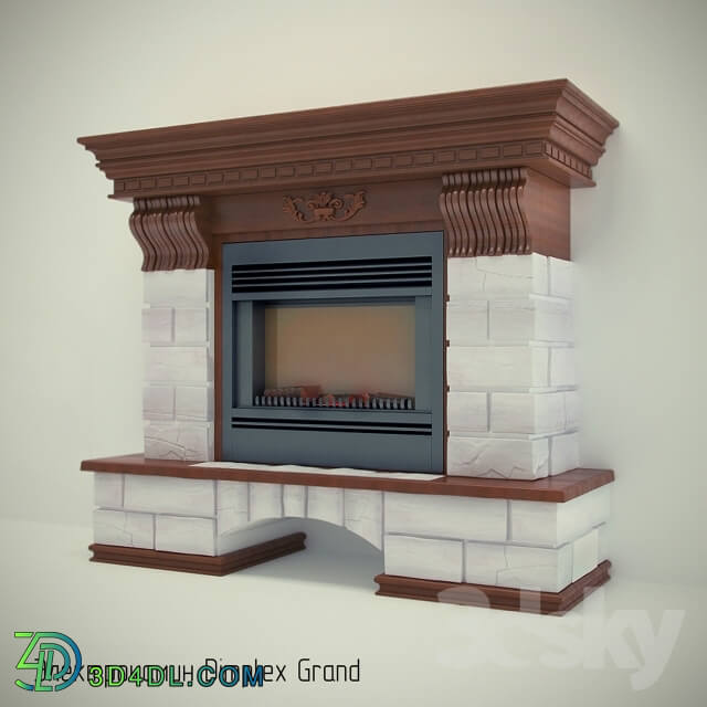 Fireplace - Electric fireplace Dimplex Grand