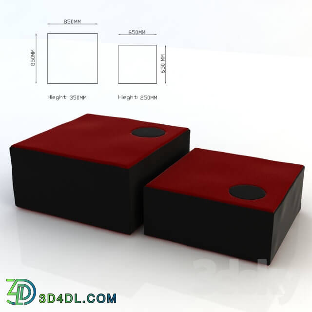 Other soft seating - Velvet Pouf