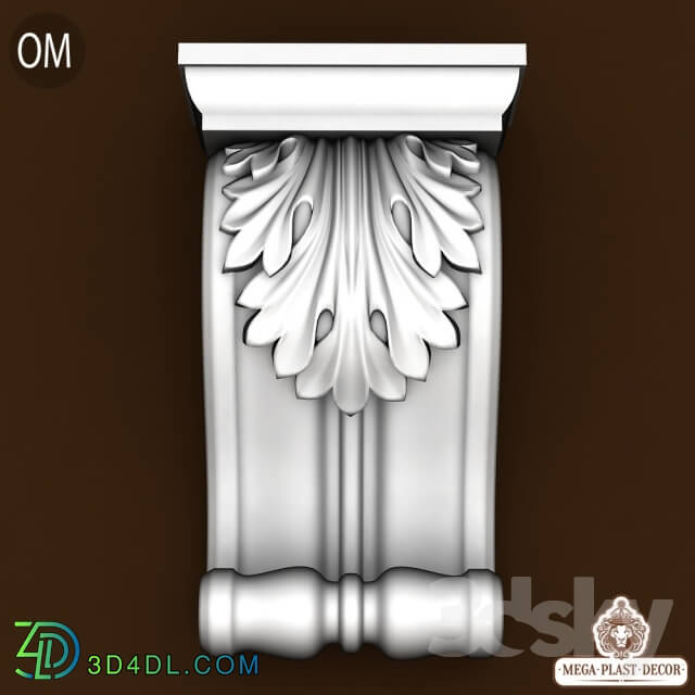 Decorative plaster - Om. Mega plast decor Bracket