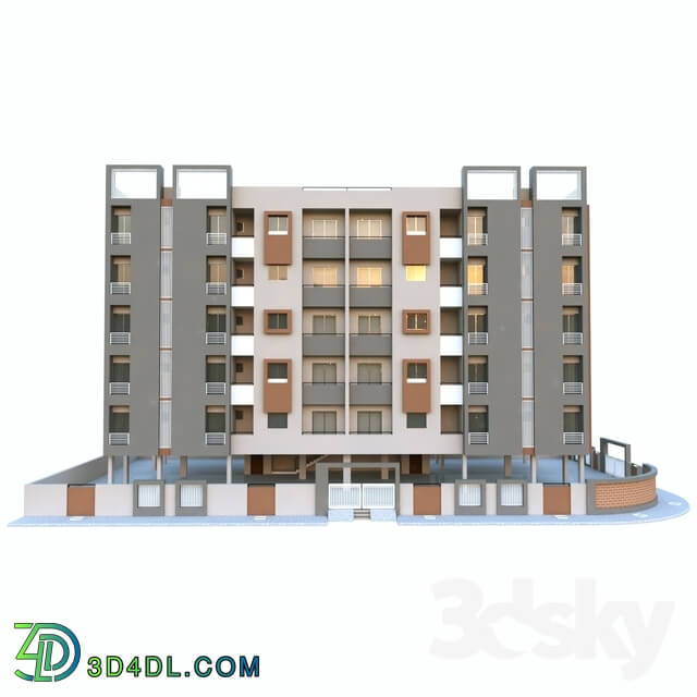 Building - Indian_Multistory_Residance