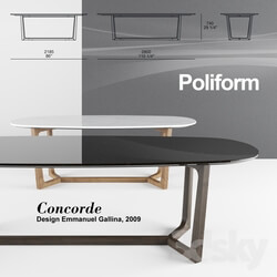 Table - Poliform Concorde set 2 