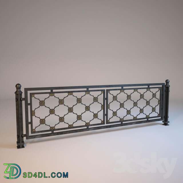 Other architectural elements - Wrought-iron fence