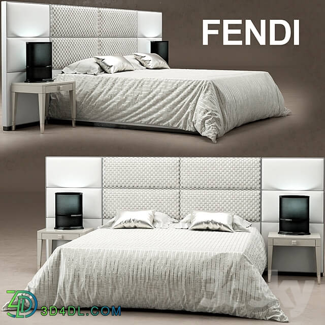 Bed - Bed Regent bed Fendi Casa