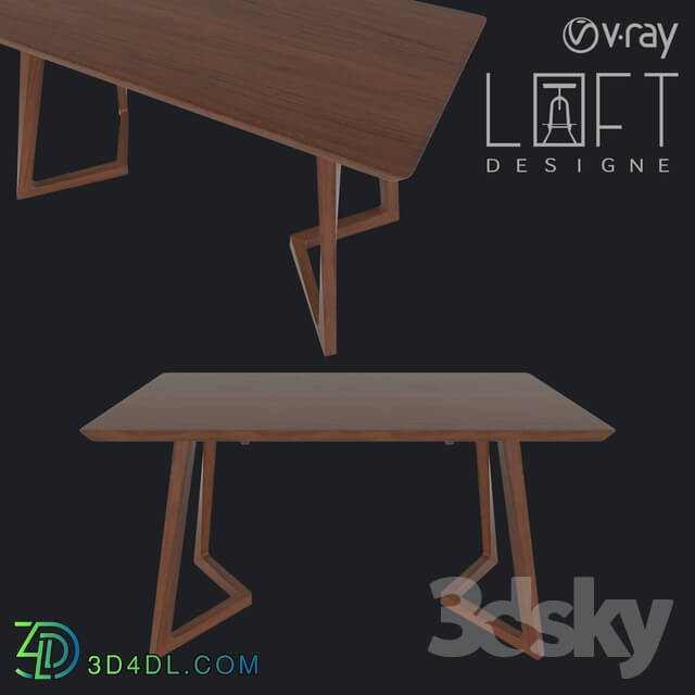 Table - Table LoftDesigne 6357 model