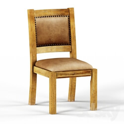 Chair - Pine Canopy Hepatica Rustic Pine Dining Chair 