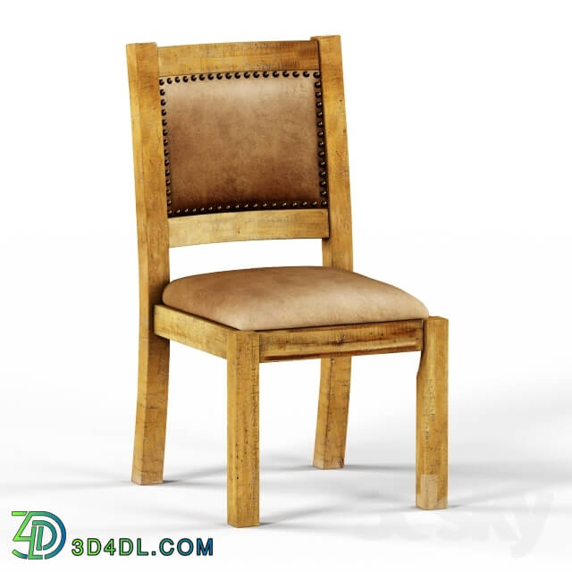 Chair - Pine Canopy Hepatica Rustic Pine Dining Chair