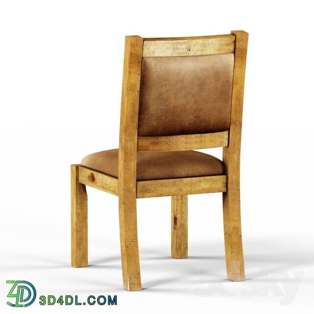 Chair - Pine Canopy Hepatica Rustic Pine Dining Chair