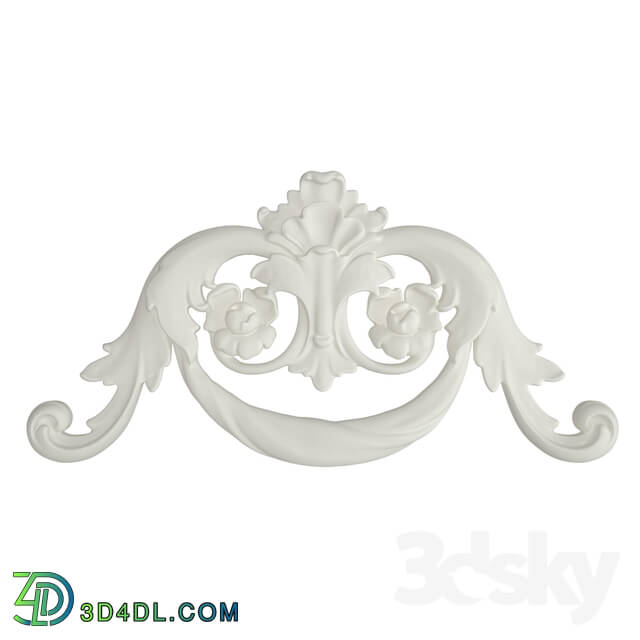Decorative plaster - Corner element RODECOR Baroque 03106BR