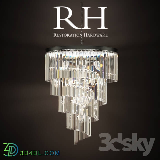 Ceiling light - HELIX CHANDELIER chandelier RH 26 _quot_