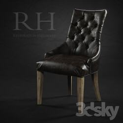 Chair - Martine leather armchair 