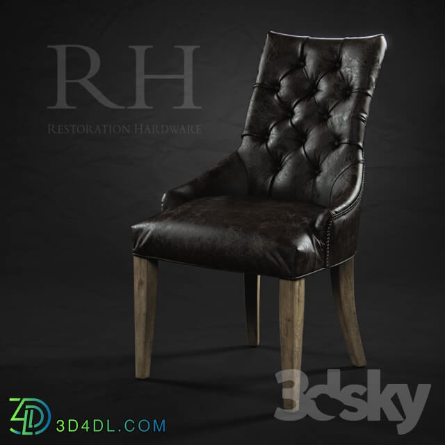 Chair - Martine leather armchair