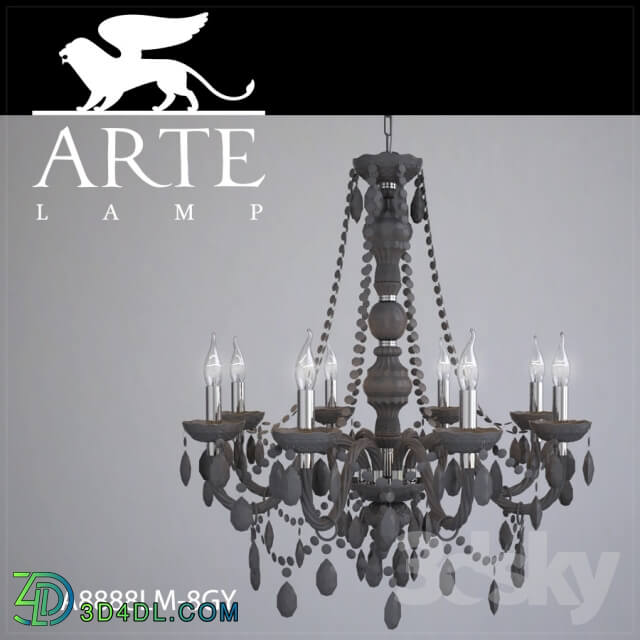 Ceiling light - Chandelier ARTE LAMP A8888LM-8GY