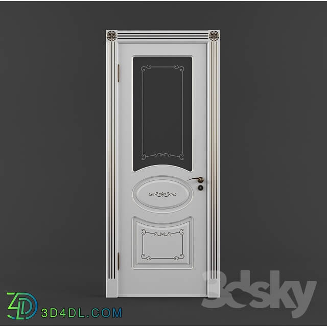 Doors - Model doors K-10GF glass _Option 1_