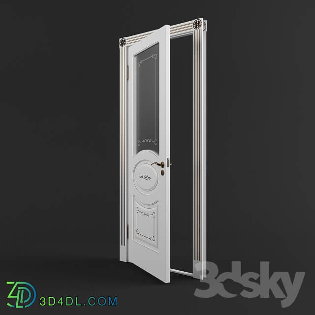 Doors - Model doors K-10GF glass _Option 1_