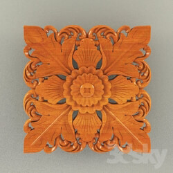 Decorative plaster - Wood Carving 