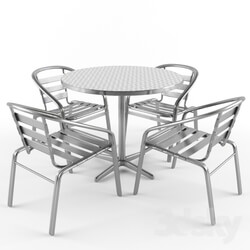 Table _ Chair - aluminum chair _amp_ table 