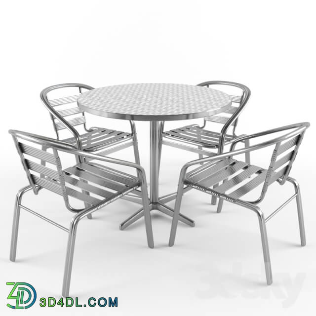 Table _ Chair - aluminum chair _amp_ table
