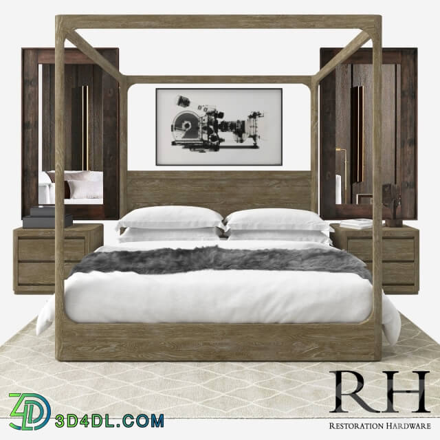 Bed - RH MODERN MARTENS BEDROOM SET