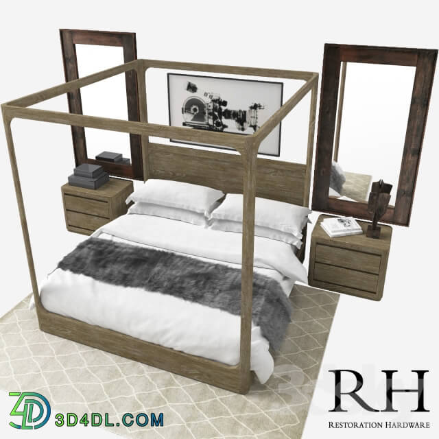 Bed - RH MODERN MARTENS BEDROOM SET
