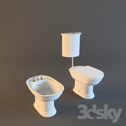 Toilet and Bidet - Toilet and bidet Hatria Dolce Vita 