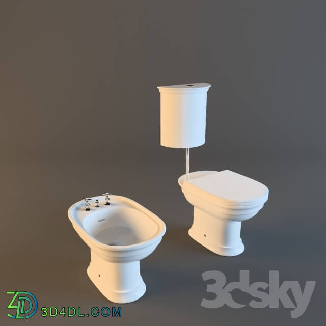 Toilet and Bidet - Toilet and bidet Hatria Dolce Vita