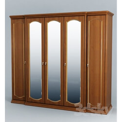 Wardrobe _ Display cabinets - Wardrobe 5-door Luigi 