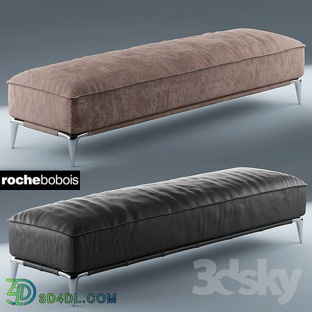 Other soft seating - Poof rochebobois POUF RECTANGULAIRE ELLICA