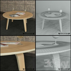 Table - Coffee Table Eames Molded Plywood 