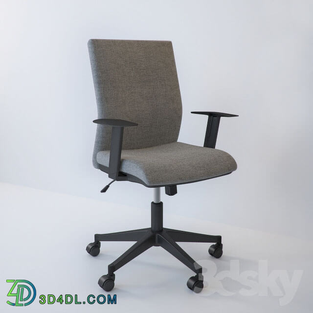 Office furniture - Office chair back support with a cube mechanism