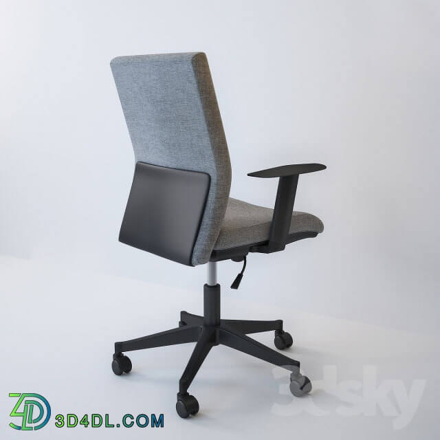 Office furniture - Office chair back support with a cube mechanism