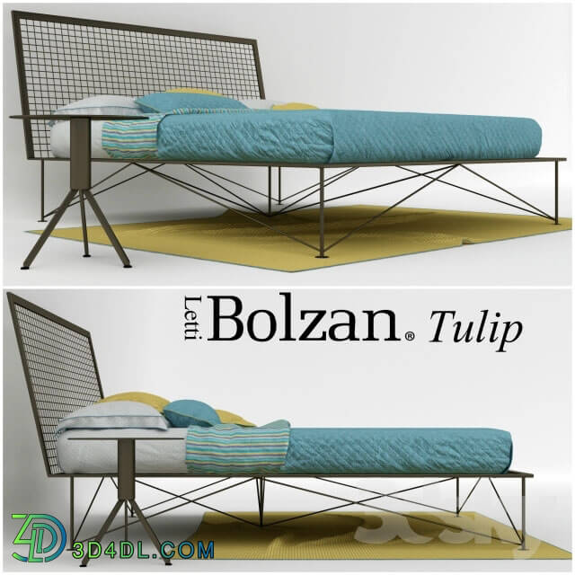 Bed - Bolzan Letti Tulip