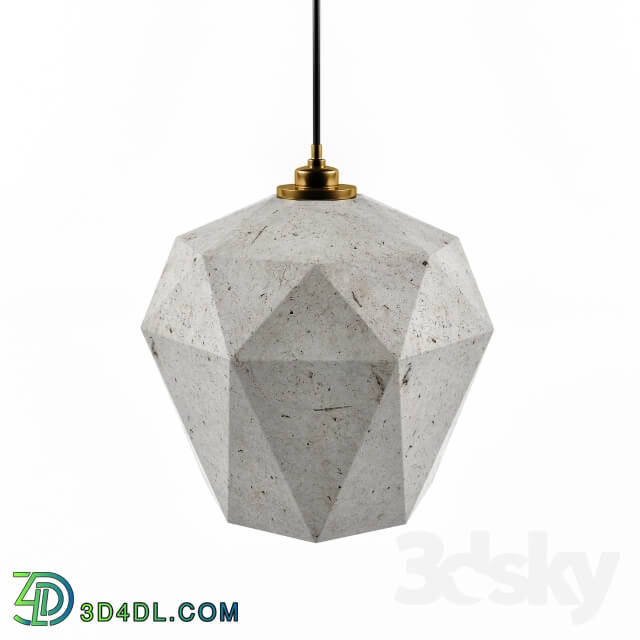 Ceiling light - cement lighting