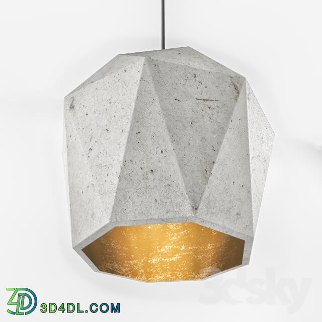 Ceiling light - cement lighting