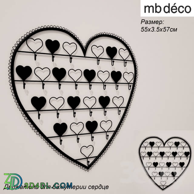 Other decorative objects - holder for jewelry mb deco heart