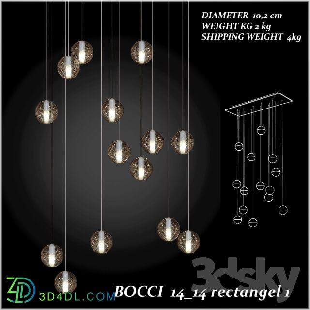 Ceiling light - BOCCI 14.14 PENDANT LIGHT_ ROUND