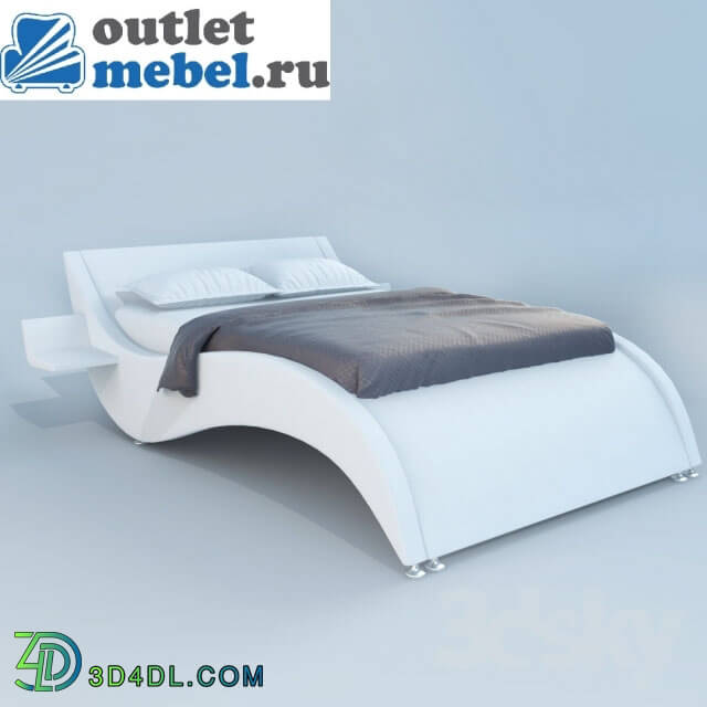 Bed - Wave design bed