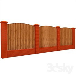 Other architectural elements - 3 sections of the fence 
