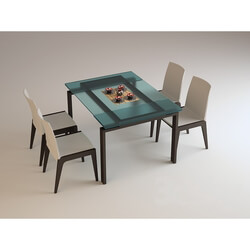 Table _ Chair - Dining Group of Calligaris 