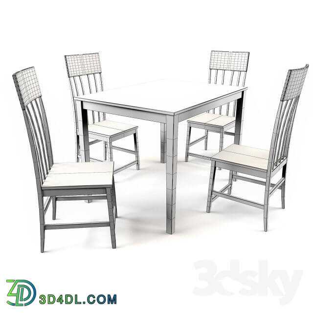 Table _ Chair - Ashly compact dining set _5 _ CN_