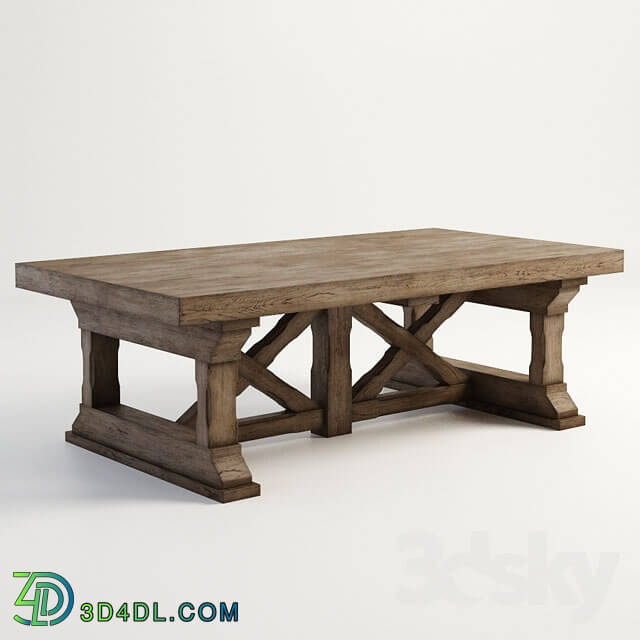 Table - GRAMERCY HOME - PRESTON COFFEE TABLE 521.010-2N7