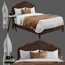 Bed - RH Lorraine Caned Bed 