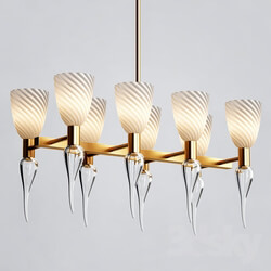 Ceiling light - Chandelier Barovier _ Toso 