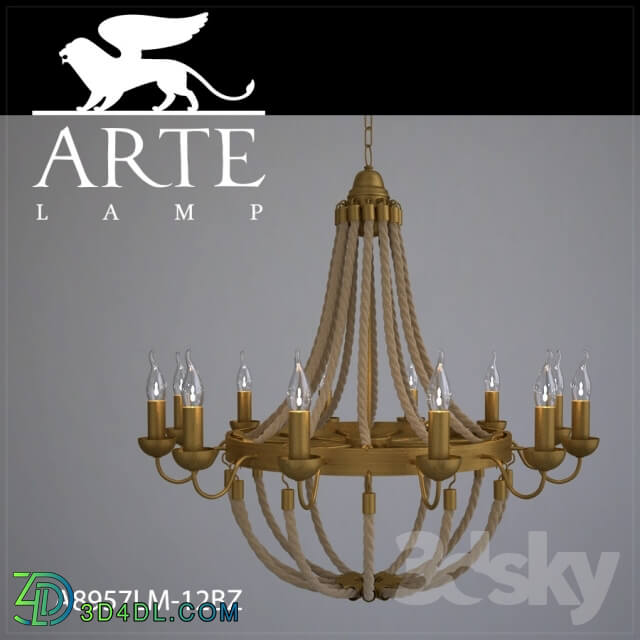 Ceiling light - Chandelier ArteLamp A8957LM-12BZ