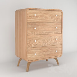 Sideboard _ Chest of drawer - Chest of drawers ELLIPSE with four drawers 