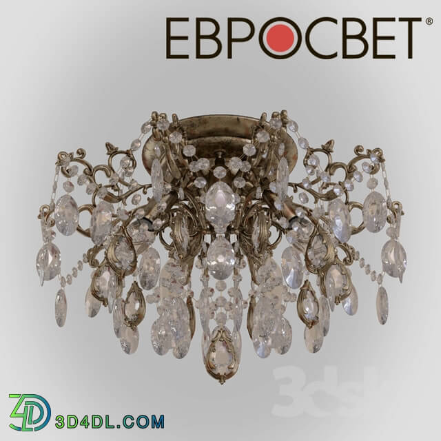 Ceiling light - OM Ceiling chandelier with crystal Bogate__39_s 271_5 Strotskis