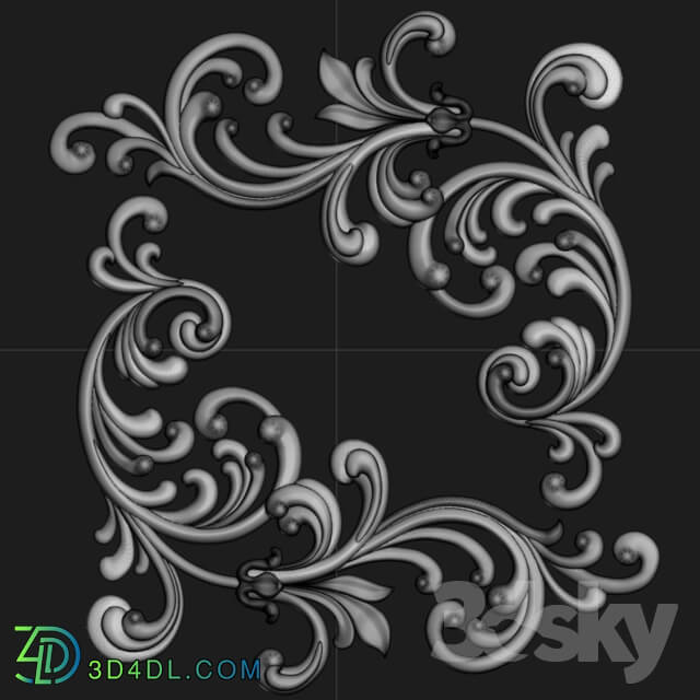 Decorative plaster - PATTERN 1