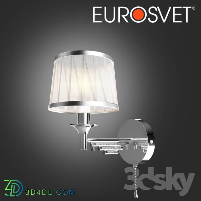 Wall light - Om Bra with Eurosvet 60081_1 Amalfi lampshade