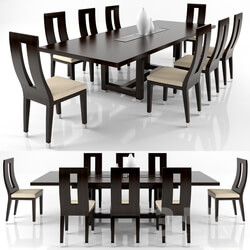 Table _ Chair - DINING TABLE 2 