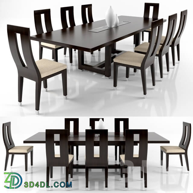 Table _ Chair - DINING TABLE 2