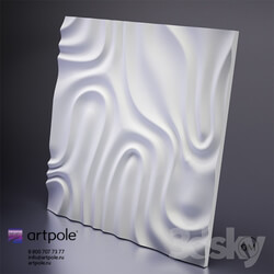 3D panel - Gypsum 3D panel from Foggy Artpole 